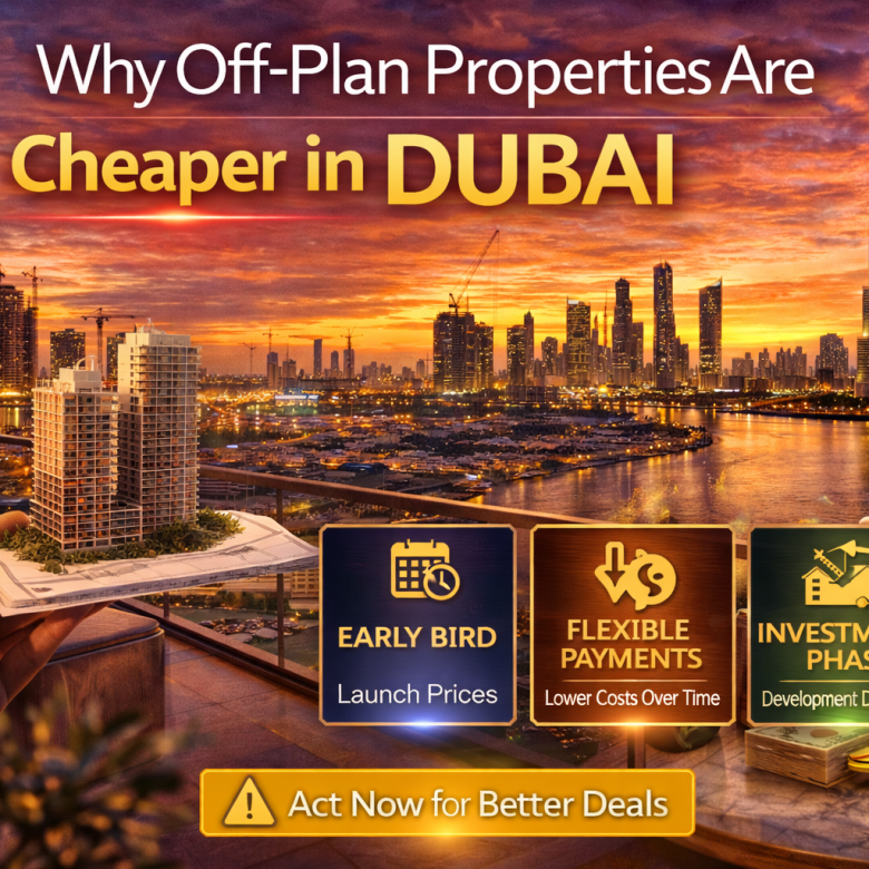 Why Off-Plan Properties Are Cheaper in Dubai