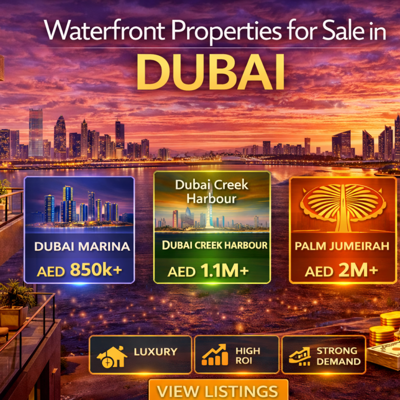 Waterfront Properties for Sale in Dubai